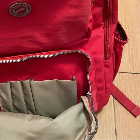 NWOT Big Pink Backpack w/ laptop pocket - Picture 3 of 13